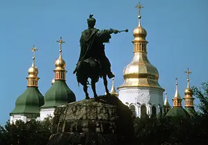 Hetman: St Sophia Cathedral cupolas in Kiev, 1977