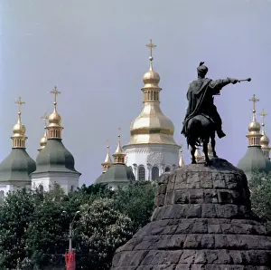 Hetman: St Sophia Cathedral cupolas in Kiev, 1977