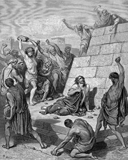 Illustrator: St Stephen, the first Christian martyr, found