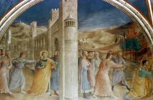 Portrayed: St Stephen being led to His Martyrdom. east wall