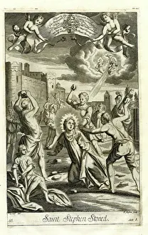 Hitting: St Stephen stoned