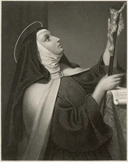 Visionary: St Teresa of Avila and crucifix