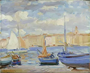 Tropez: St Tropez ' harbour with sailing boats