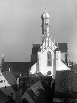 Augsburg: St. Ulrich and Afra in Augsburg, around 1920