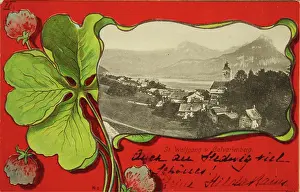 Wurthle: St. Wolfgang from Calvary. 1900. Collotype and