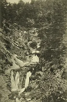 Stengel: St. Wolfgang. Dietelbach Wilderness. Lower waterfalls