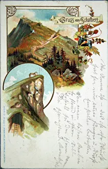 Kunstverlag: St. Wolfgang. Greeting card from Schafberg with