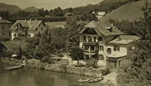 Gastberger: St. Wolfgang. House Gastberger. View of two