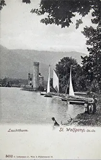 Ledermann: St. Wolfgang at Lake Wolfgang. Lighthouse. About