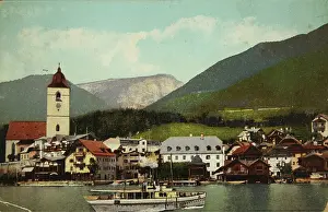 Pokorny: St. Wolfgang to the Schafberg. Overlooking the