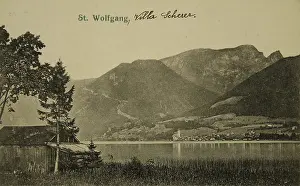 Schafberg: St. Wolfgang with Schafberg. Villa Scherer