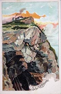 Krug: St. Wolfgang. Summit of Schafberg. 1900. Colour