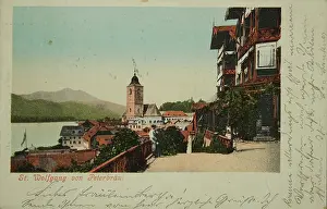 Wolfgangsee: St. Wolfgang at Wolfgangsee from Peterbrau