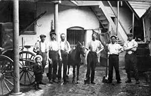 Braces: Stable hands, Marine Hotel Stables, Walton-on-the-Naze