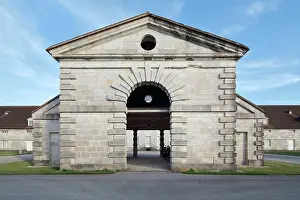 Storehouse: Stable, Royal Saltworks, Arc-et-Senans, Burgundy, France
