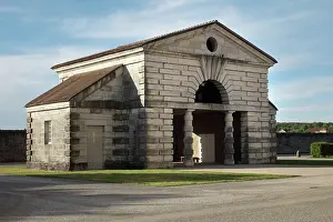 Storehouse: Stable, Royal Saltworks, Arc-et-Senans, Burgundy, France