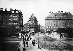 Karlsplatz: The Stachus in Munich, around 1890