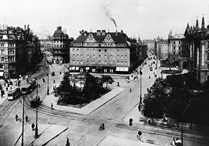 Karlsplatz: The Stachus in Munich, before 1914