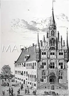 Gouda: The Stadhuis in Gouda, Holland