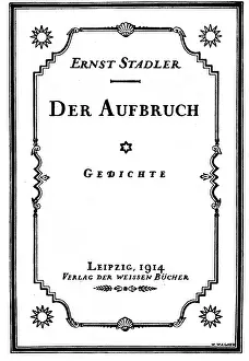Stadler: Stadler, Ernst Maria Richard, 11.8.1883 - 30.10.1914