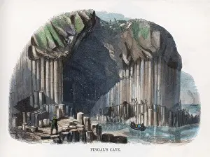 Staffa: STAFFA/FINGALS CAVE 1860