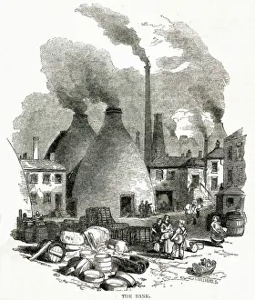 Staffs: Staffs Potteries 1852