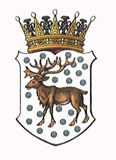 Dotted: Stag on Crowned Crest