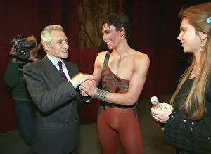 Congratulates: Stage Director Grigorovich and ballet dancer Le Riche, 1994
