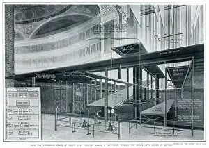 Panto: Stage of Drury Lane Theatre, London