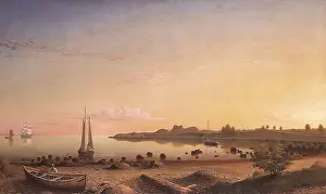 Fitz: Stage Fort across Gloucester Harbor