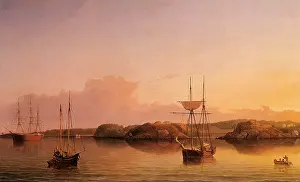 Fitz: Stage Rocks and Western Shore of Gloucester Outer Harbor