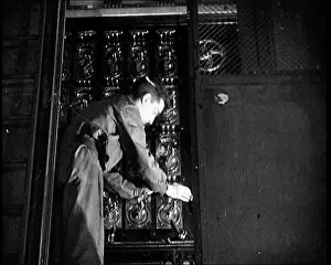 Folies: The Stage Technician Controlling Switches At
