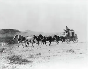 Stagecoach: Stagecoach Crossing Nevada, 1906
