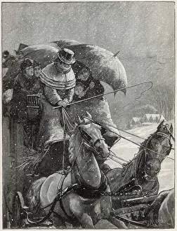 Discomfort: Stagecoach in the snow