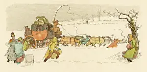 Stagecoaches: STAGECOACH IN SNOW