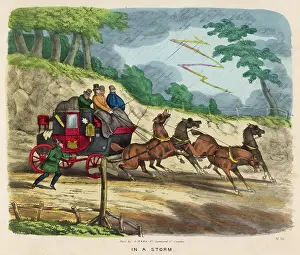 Grosvenor Prints: STAGECOACH IN STORM