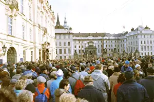 Hradcany: St.Agnes of Bohemia - canonization - believers
