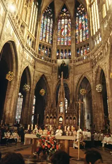 Vitus: St.Agnes of Bohemia - canonization - mass - celebration