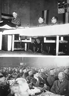 Dnvp: Stahlhelm leaders day in Frankurt an der Oder, circa 1920s