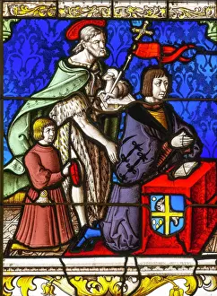 Jehan: Stained glass, Cite du Vitrail, Hotel-Dieu-Le-Comte, Troyes