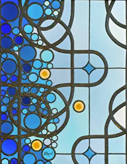Tresor: Stained glass, Cite du Vitrail, Hotel-Dieu-Le-Comte, Troyes