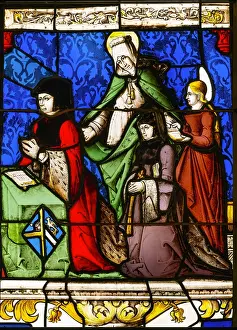Prie: Stained glass, Cite du Vitrail, Hotel-Dieu-Le-Comte, Troyes