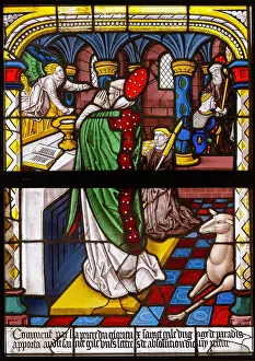 Vitrail: Stained glass, Cite du Vitrail, Hotel-Dieu-Le-Comte, Troyes