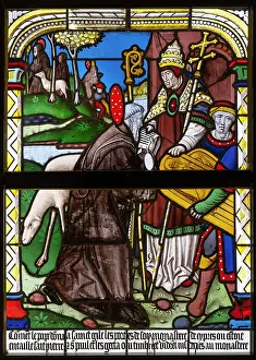 Vitrail: Stained glass, Cite du Vitrail, Hotel-Dieu-Le-Comte, Troyes