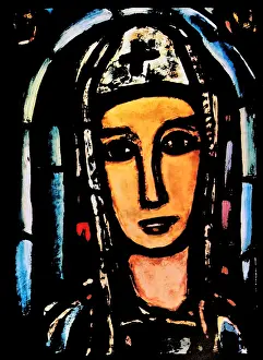Pious: Stained Glass Window