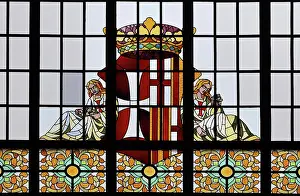 Granell: Stained glass window, Administration Pavilion