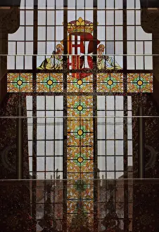 Granell: Stained glass window, Administration Pavilion