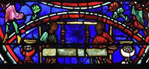 Stained glass window, Ambulatory, Bourges Cathedral