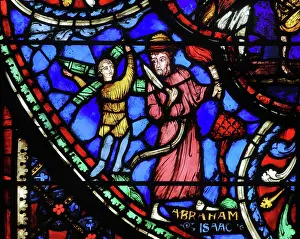 Continua: Stained glass window, Ambulatory, Bourges Cathedral