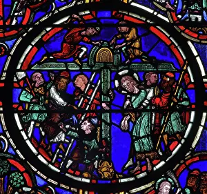 Continua: Stained glass window, Ambulatory, Bourges Cathedral